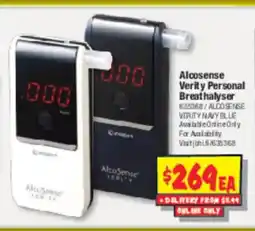 JB Hi-Fi Alcosense Verity Personal Breathalyser offer