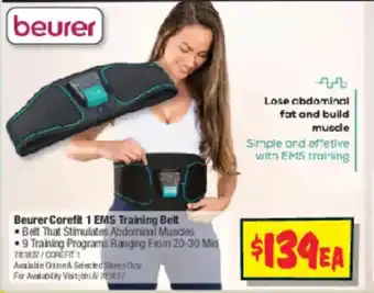 JB Hi-Fi Beurer Corefit 1 EMS Training Belt offer