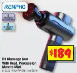 JB Hi-Fi R3 Massage Gun With Heat, Percussion Muscle Mini offer