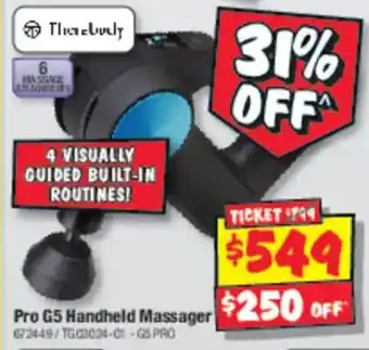 JB Hi-Fi Pro G5 Handheld Massager offer