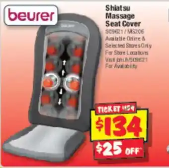 JB Hi-Fi Shiatsu Massage Seat Cover offer