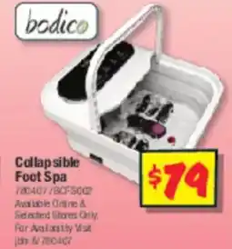 JB Hi-Fi Collapsible Foot Spa offer