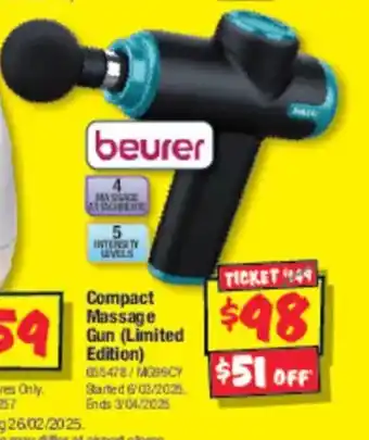 JB Hi-Fi Compact Massage Gun offer