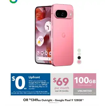 Harvey Norman Google Pixel 9 offer