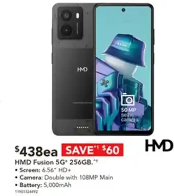 Harvey Norman HMD Fusion 5G 256GB offer