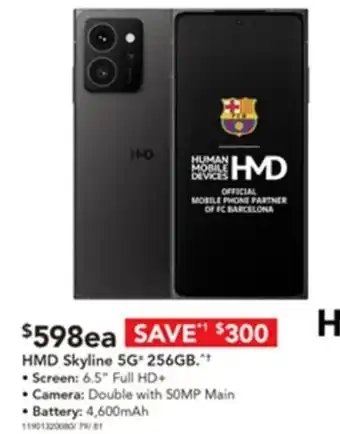 Harvey Norman HMD Skyline 5G 256GB offer