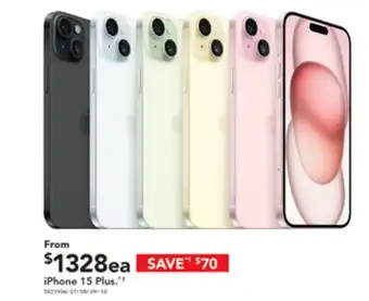 Harvey Norman iPhone 15 Plus offer