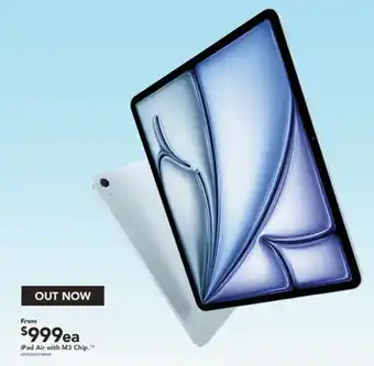 Harvey Norman iPad Air with M3 Chip offer