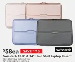 Harvey Norman Swisstech 13.3" & 14" Hard Shell Laptop Case offer