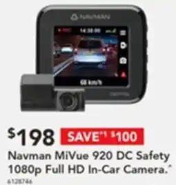 Harvey Norman Navman MiVue 920 DC Safety 1080p Full HD In-Car Camera offer