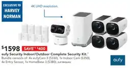 Harvey Norman Security Indoor/Outdoor Complete Security Kit offer