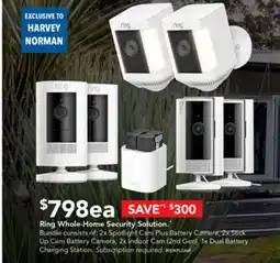 Harvey Norman Ring Whole-Home Security Solution offer