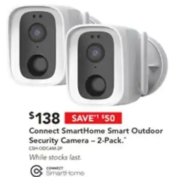 Harvey Norman Connect SmartHome Smart Outdoor Security Camera – 2-Pack offer