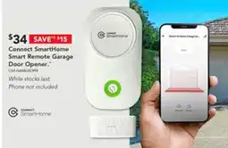 Harvey Norman Connect SmartHome Smart Remote Garage Door Opener offer