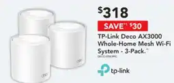 Harvey Norman TP-Link Deco AX3000 Whole-Home Mesh Wi-Fi System offer