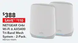 Harvey Norman NETGEAR Orbi Wi-Fi 6 AX5400 Tri-Band Mesh System offer