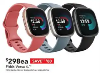 Harvey Norman Fitbit Versa 4 offer