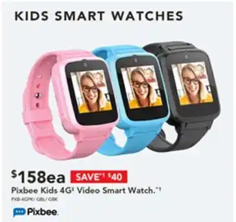 Harvey Norman Pixbee Kids 4G+ Video Smart Watch offer