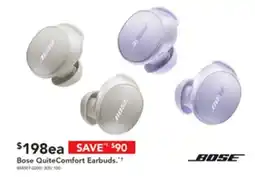 Harvey Norman Bose QuiteComfort Earbuds offer