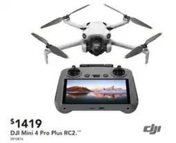 Harvey Norman DJI Mini 4 Pro Plus RC2 offer