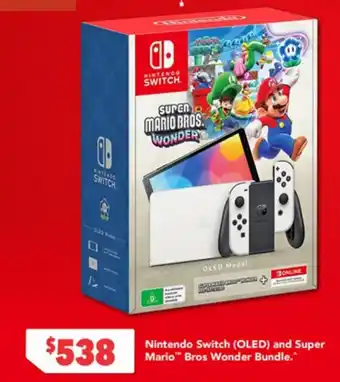 Harvey Norman Nintendo Switch (OLED) and Super Mario Bros Wonder Bundle offer