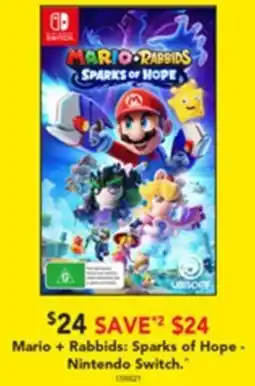 Harvey Norman Mario + Rabbids: Sparks of Hope - Nintendo Switch offer