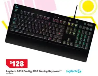 Harvey Norman Logitech G213 Prodigy RGB Gaming Keyboard offer