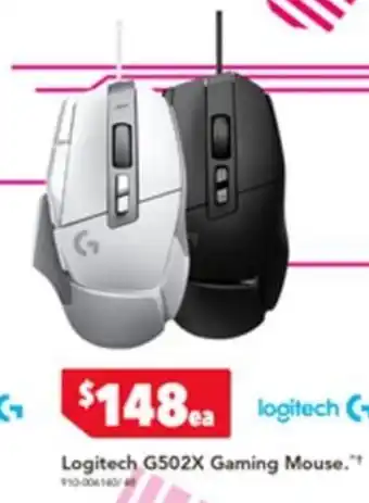 Harvey Norman Logitech G502X Gaming Mouse offer