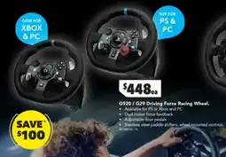 Harvey Norman G920 / G29 Driving Force Racing Wheel offer