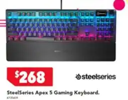 Harvey Norman SteelSeries Apex 5 Gaming Keyboard offer