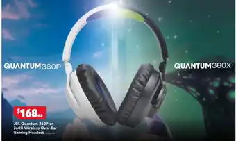 Harvey Norman JBL Quantum 360P or 360X Wireless Over-Ear Gaming Headset offer