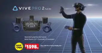 Harvey Norman HTC VIVE Pro 2 Virtual Reality Kit offer