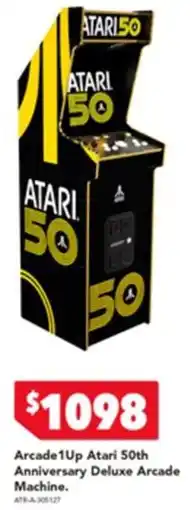 Harvey Norman Arcade 1Up Atari 50th Anniversary Deluxe Arcade Machine offer