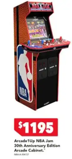 Harvey Norman Arcade 1Up NBA Jam 30th Anniversary Edition Arcade Cabinet offer