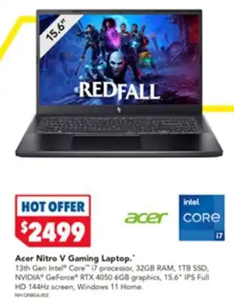 Harvey Norman Acer Nitro V Gaming Laptop offer