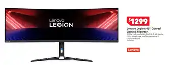 Harvey Norman Lenovo Legion 45" Curved Gaming Monitor offer