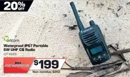 Repco Waterproof IP67 Portable 5W UHF CB Radio offer