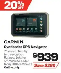 Repco Overlander GPS Navigator offer