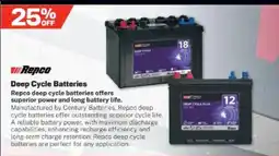 Repco Deep Cycle Batteries offer