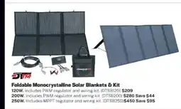 Repco Foldable Monocrystalline Solar Blankets & Kit offer