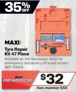 Repco Tyre Repair Kit 47 Piece offer