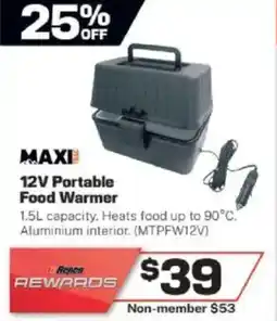 Repco 12V Portable Food Warmer offer