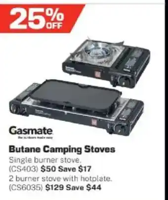 Repco Butane Camping Stoves offer