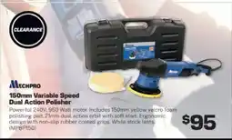 Repco 150mm Variable Speed Dual Action Polisher offer