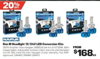 Repco Gen III Headlight 12/24V LED Conversion Kits offer