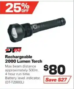 Repco Rechargeable 2000 Lumen Torch offer