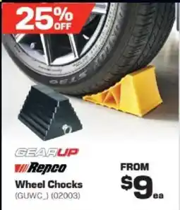 Repco Wheel Chocks offer