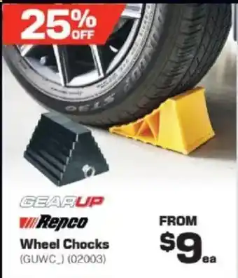 Repco Wheel Chocks offer