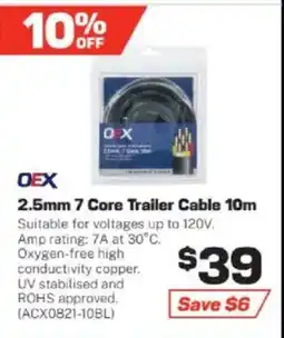 Repco 2.5mm 7 Core Trailer Cable 10m offer