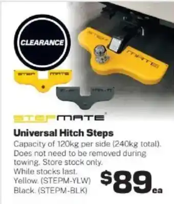 Repco Universal Hitch Steps offer